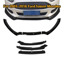 For Ford Fusion Mondeo 2013-2016 ABS Front Bumper Lip Spoiler Splitter Body Kit