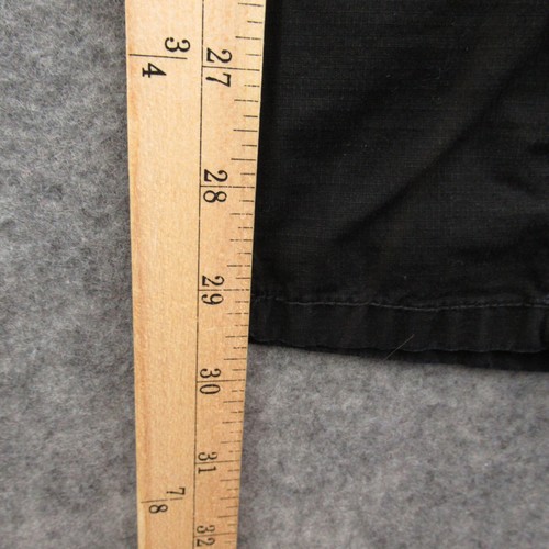 Chicos Womens Pants 0.5 Black Solid Zip Tapered Leg Mid Rise Cotton Stretch - Picture 10 of 12