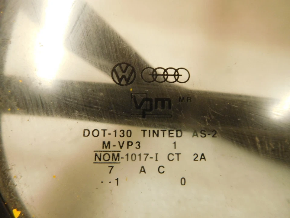 1996-1999 Volkswagen Jetta janela de vidro porta traseira direita M25 - Imagem 2 de 4