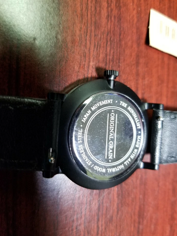 Original Grain Minimalist Wood Watch Mother Of Pearl New With Tags - Image 3 of 4