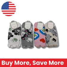 Kid's Cotton Socks Set   Cute Animal Print   Soft  Cozy Everyday Wear