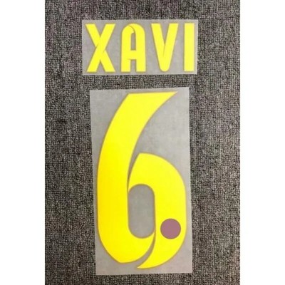 Soccer Football XAVI Name And Number set 2022 World Cup Final Beginners FiFA Cup