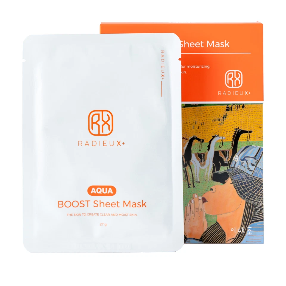 K-Beauty Aqua Boost Sheet Mask  27g x 7ea - Image 2 of 4