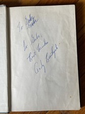 Vintage Signed 1963 HOCKEY SECRETS ANDY BATHGATE Book NEW YORK RANGERS NYR HOF