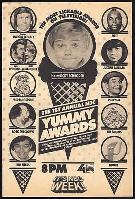1983 ABC TV AD/SMURFS/GUMBY/MR T/BOZO THE CLOWN/KIM FIELDS/YUMMY AWARDS 1ST SHOW