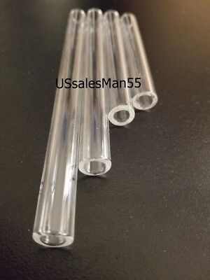 4 inch long 5 Piece Pyrex Glass Tubes 12 mm OD 2 mm Thick Wall Tubing HeavyGWE849F EP-21RT11197 Ship from USA