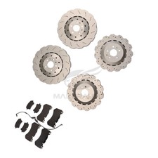 FRONT REAR BRAKE ROTORS&PADS FOR AUDI RS7 2014-2018 US