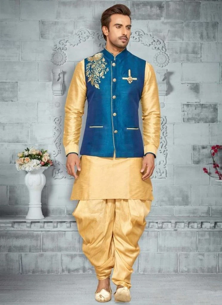 Men s Traditional New Style Ethnic Kurta Pajama Luxury Bridal