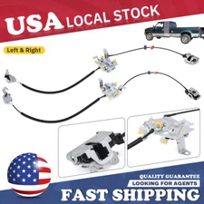 Rear Left&Right Door Latch Lock Cable Extended Cab For Ford F250 F350 Super Duty