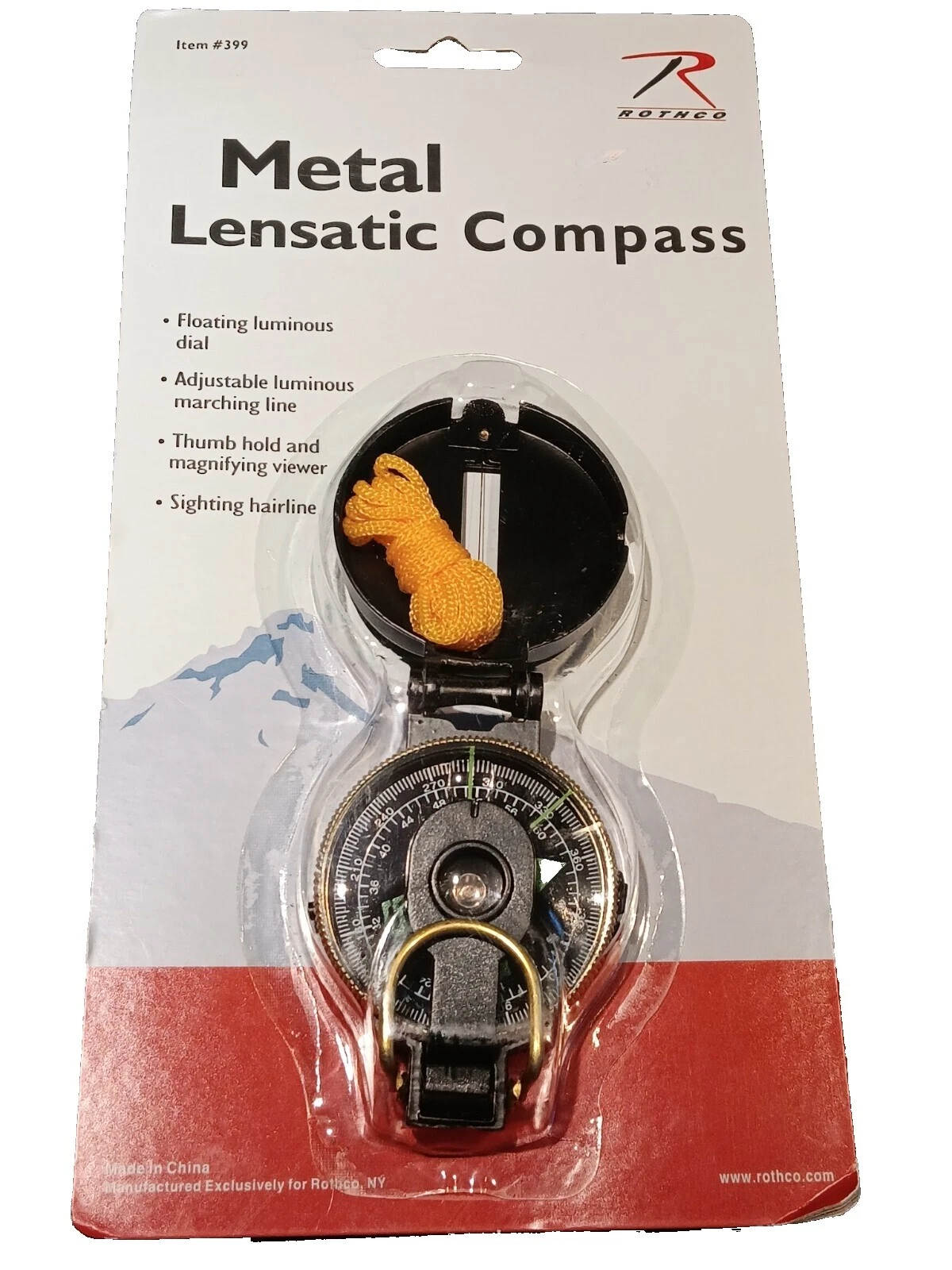 GPS Rothco Brújula senderismo