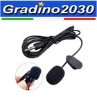 Mini Microfono Lavalier Clip Universale Smartphone PC Vlog Video Podcast