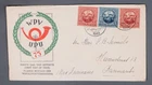 MayfairStamps Netherlands FDC 1949 Universal Postal Union Anniversary Combo Firs