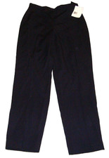 NWT 99 Liz Claiborne Collection Black Lined Pure Wool Dress Pants Size 12