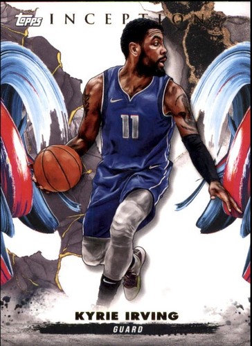 2024-25 Topps Finest Basketball Kyrie Irving #22 Blue Refractor 