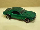 1967 Custom Camaro  vintage redline Hot Wheels