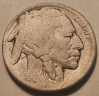 2 Buffalo Nickels 1917-D As-Is acid cleaned — photo 1