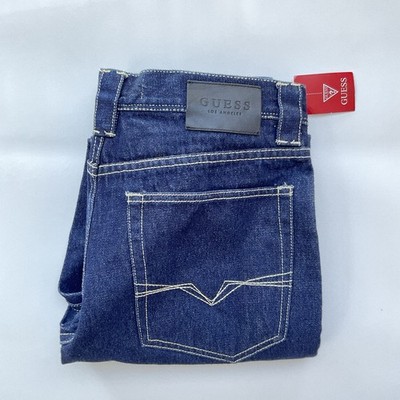 Guess Men's Carpenter Slim Tapered Jeans Indigo Blue Denim Size 32