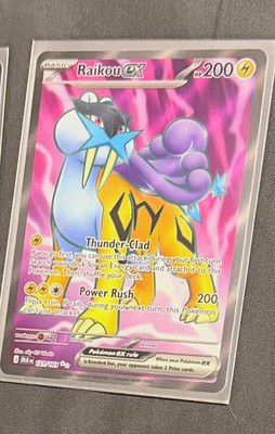 Raikou EX delta reign 121/103 Ultra Rare Full Art Holo HP 200 English 2026