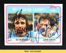 JSA Certified 1981 Topps League Leaders Eddie Murray Ed John Smith #4 COA 0q3
