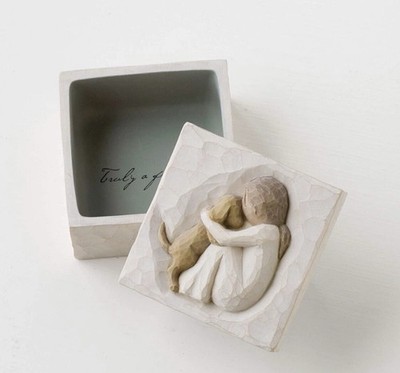 Willow Tree True, Sculpted Hand-Painted Keepsake Box