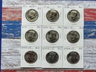 NIFC Kennedy Half Dollars Lot of 9-  P&D 1971-2024 - BU/Clean!