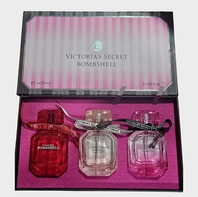 Victoria's Secret Bombshell Fragrance Spray Gift Set 3 x 1.0 fl oz