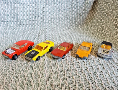 Matchbox Lesley Konvolut 5 Stück 60, 70iger Jahre Bespielt