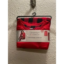 ClimateRight by Cuddl Duds Classic Buffalo base layer set. NWT!