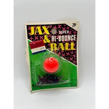 Vintage Chemtoy Jax + Super Hi-Bounce Ball SEALED Toy 1971 Toys Movie Prop NOS