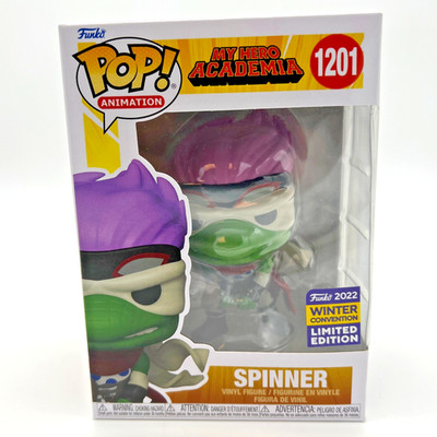 Funko POP! My Hero Academia SPINNER #1201 Winter Con Exclusive w/Box Protector