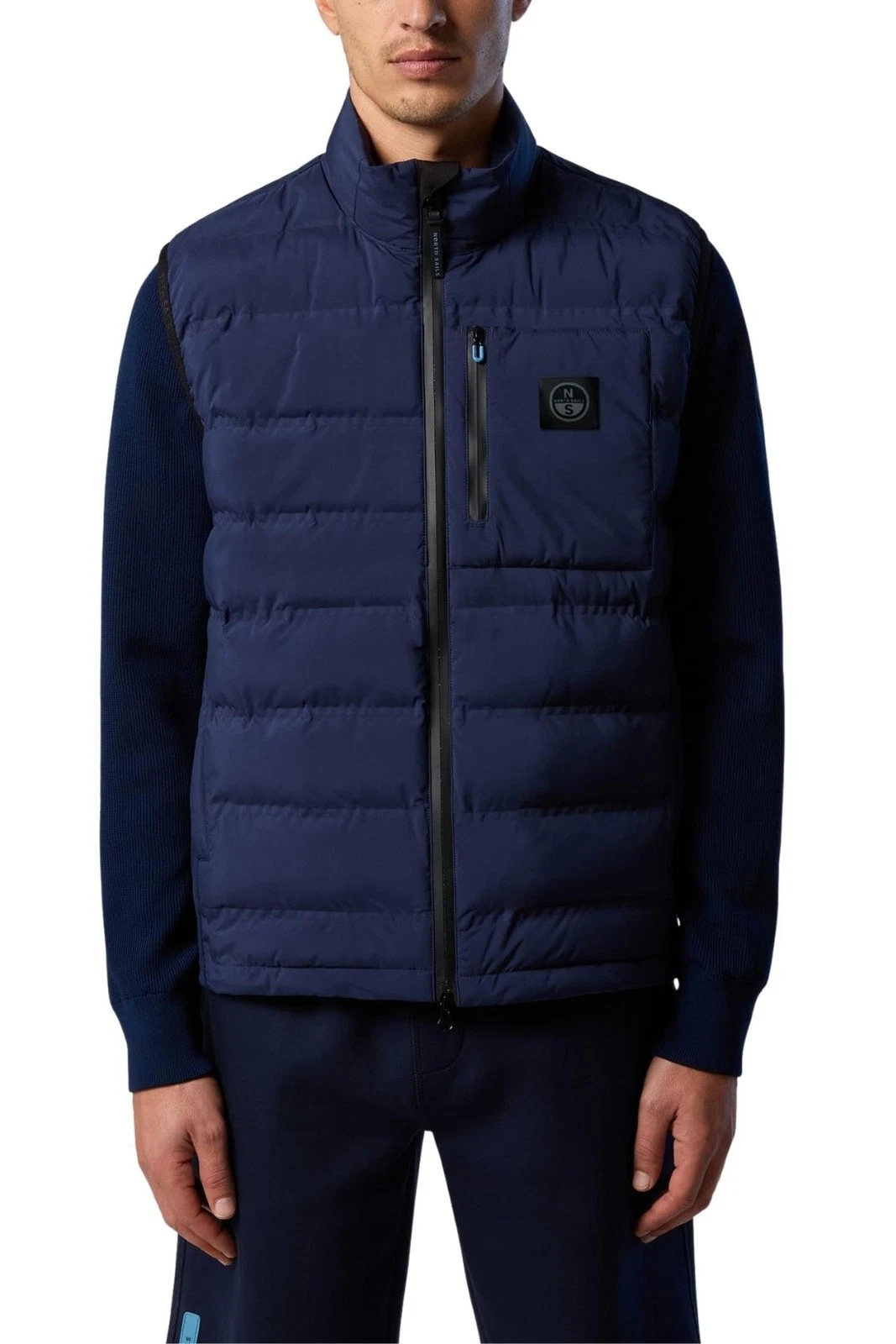 NORTH SAILS - Men's Waterproof Logo Sleeveless Jacket