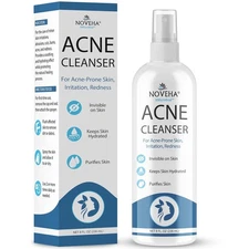 NOVEHA Facial Cleanser For Acne - Hypochlorous Acid Spray - Irritation,... 