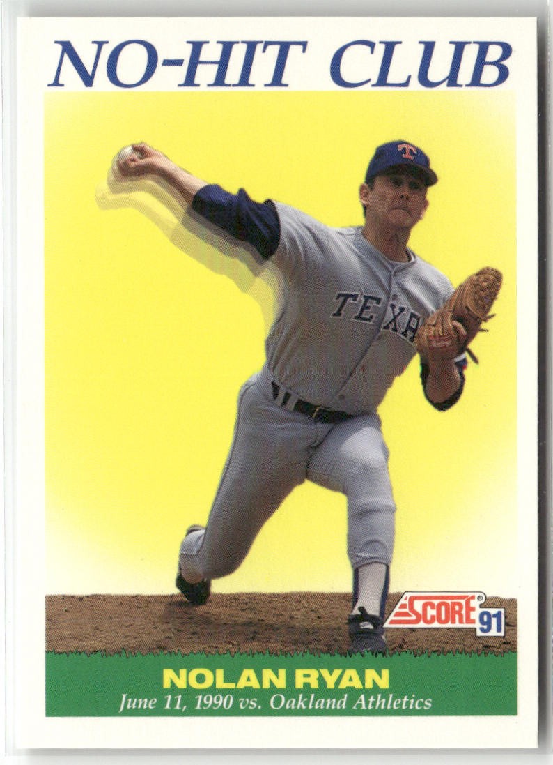 1991 SCORE #701 NOLAN RYAN TEXAS RANGERS