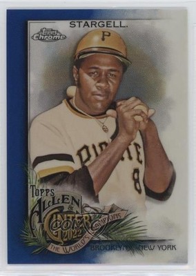 2022 Topps Allen & Ginter Chrome Blue Refractor 7/150 Willie Stargell HOF 09dw