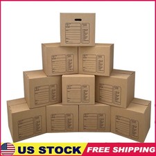 Durable Medium Moving Boxes Cardboard Packing Shipping Storage 18x18x16 Inch New