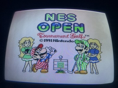 Nintendo Playchoice 10 Nes Open Tournament Golf. Cart Pc-10 With Battery Save