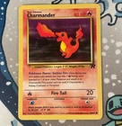 Charmander 50/82 Team Rocket Set Pokemon Card WOTC Vintage 2000 NM/LP