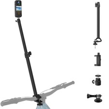 Motorcycle Camera Mount Kit,Bike Handlebar Clamp Mount,Aluminium Alloy Extend...