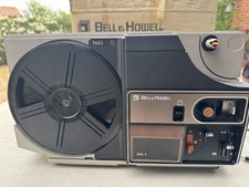 Vintage Bell and Howell 1443 Super 8mm Projector w/Box. Parts or Repair