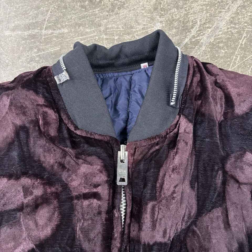 Chaqueta de recuerdo de terciopelo texturizado Corea vintage años 80 90 dragones talla mediana Foto 3 de 4