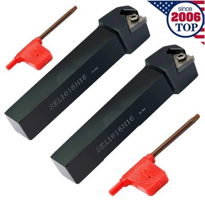 2PCS 5/8'' SEL1616H16 CNC Lathe Cutting Holder Fit for 16IR AG60 Carbide insert