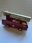 Vintage 70s Tonka Snorkel Pressed Steel Fire Truck Hoses Bucket Ladder Snorkel