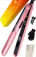 Hair Straightenr ANGENIL Flat Iron  2 In 1 Hair Straightener and Curler for Hair
