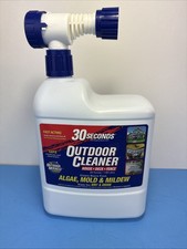 30 Seconds 64 OZ. Outdoor Ready-To-Spray Cleaner, House, Deck, Fence -Free Ship 0.47 per fl oz