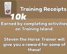 Wild Horse Islands 🌸 10,000 Training Receipts 10k  🌸 Try Get A Special TIU