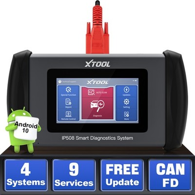 New XTOOL IP508 OBD2 Scanner Car Diagnostic Tool ABS,EPB,SRS,TCM,Transmisson,DPF