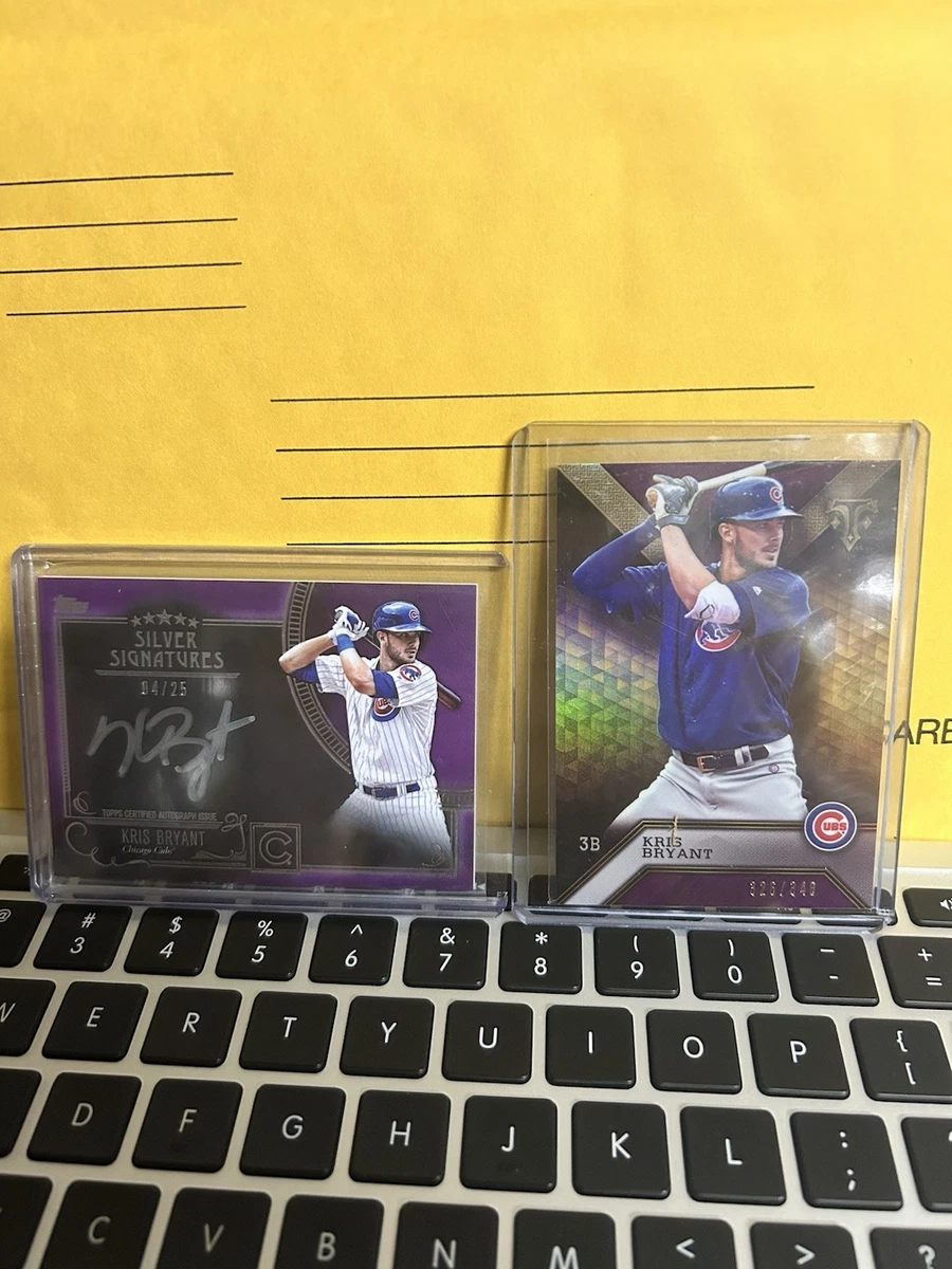 Kris Bryant Autographed Baseball Sports Trading Cards