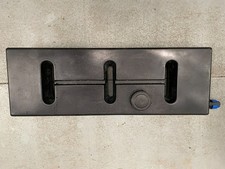 200 Litre Flat Slimline Water Tank Black MDPE Baffled WRAS