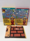 Super Mario Maker - Nintendo Wii U with Idea Book and Outer Case Tested
