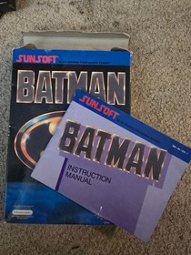 Batman | NES | Original | Console | CIB | Box | Manual | Cartridge: Tested Good